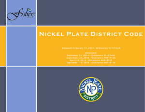 Nickel Plate District Code