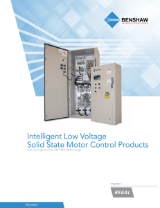 Intelligent Low Voltage Solid State Motor Control Products