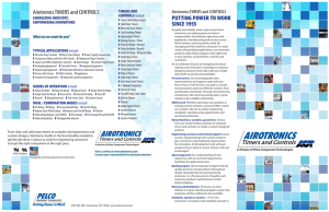 Airotronics Brochure Available