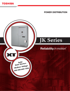 Technical fact card Toshiba medium voltage JK