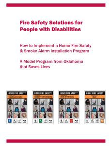 Fire Safety Solutions for People with Disabilities