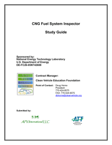 CNG Fuel System Inspector Study Guide