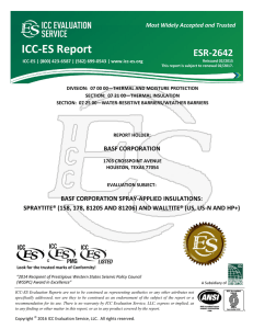 ESR-2642 - BASF Corporation - ICC-ES