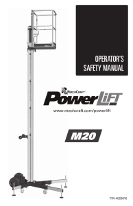 PowerLift Operators Manual M20