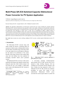 Multi-Phase QR ZCS Switched-Capacitor