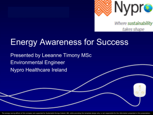 Energy Awareness for Success