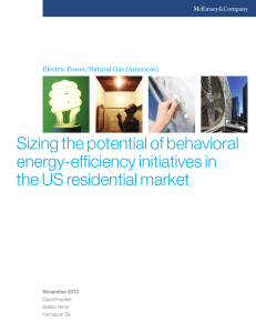 Sizing the potential of behavioral energy