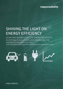 shining the light on energy efficiency
