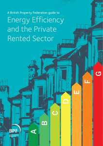 Energy Efficiency and the Private Rented Sector