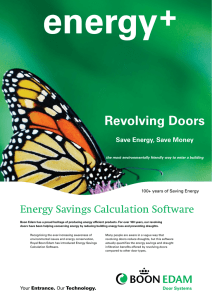 Energy Savings Calculation Software