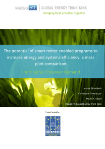 The potential of smart meter enabled programs to increase energy