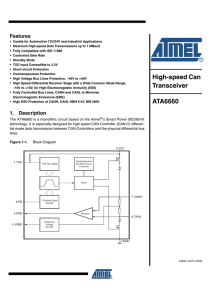 High-speed Can Transceiver ATA6660