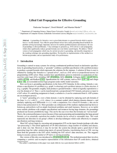 Lifted Unit Propagation for Effective Grounding