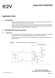 Quad ADC EV8AQ160