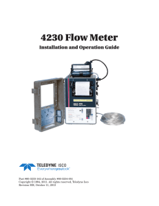 4230 Flow Meter