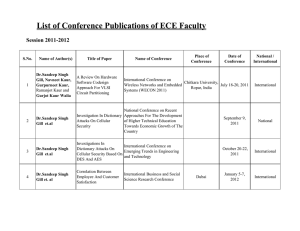 List of Conference attended by Faculty