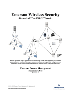 Emerson Wireless Security - Information Security Report Information