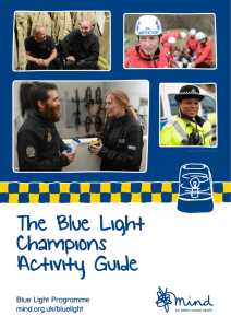The Blue Light Champions Activity Guide