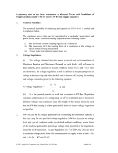 General Terms and Conditions of Supply (Enhancement of 33 kV