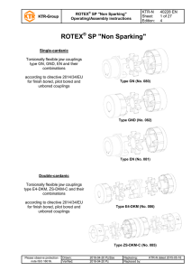 ROTEX SP "Non Sparking" - KTR Kupplungstechnik GmbH