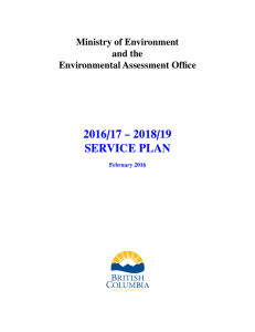 Ministry of the Environment and the Environmental