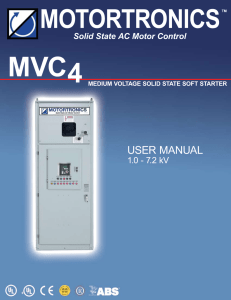 MVC4 User Manual 1.0 - 7.2 kV