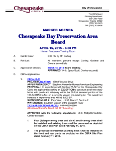 Chesapeake Bay Preservation Area Board