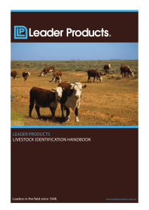 Livestock identification Handbook