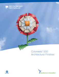 Colorweld® 500 Architectural Finishes