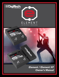 Element / Element XP Owner`s Manual