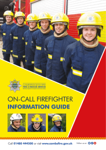 On-call firefighter information guide