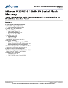 M25PE16 - Micron