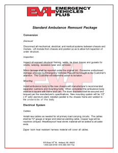 Standard Ambulance Remount Package