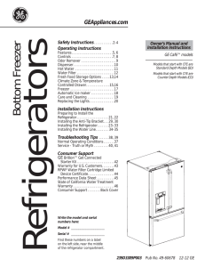 Bottom Freezer - Products