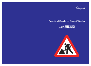 Practical Guide to Street Works