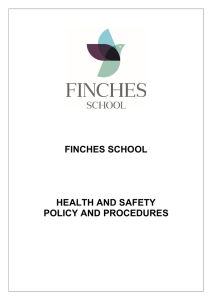 finches school health and safety policy and procedures