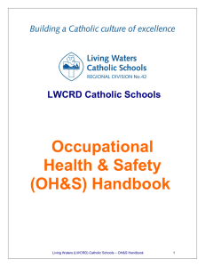 LWCRD Catholic Schools Occupational Health and Safety