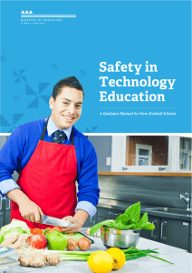 Safety in Technology Education: A guidance Manual for New