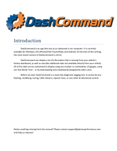 DashCommand Users Manual