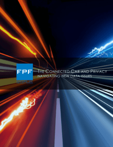 The Connected Car and Privacy: Navigating New Data Issues