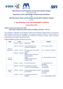 IEEE Antennas and Propagation Society (AP-S) Madras