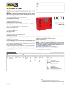 EAC FTT - Acuity Brands