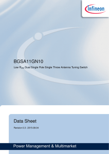 BGSA11GN10 Data Sheet