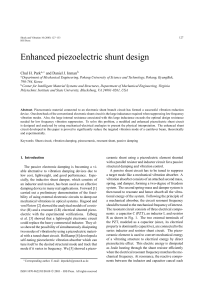 Enhanced piezoelectric shunt design