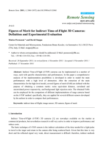 Figures of Merit for Indirect Time-of-Flight 3D Cameras