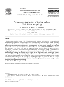 J14-Performance Evaluation of the Low-Voltage CML D