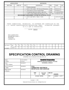 SPECIFICATION CONTROL DRAWING