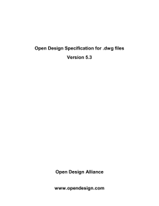 Open Design Specification for .dwg files