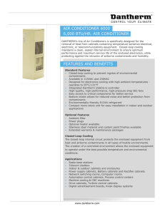 6000 btu/hr. air conditioner air conditioner 6000 features