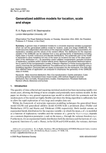 Generalized additive models for location, scale and shape